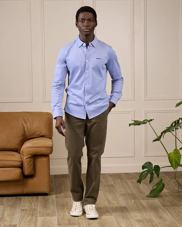 Chemise maille piquée