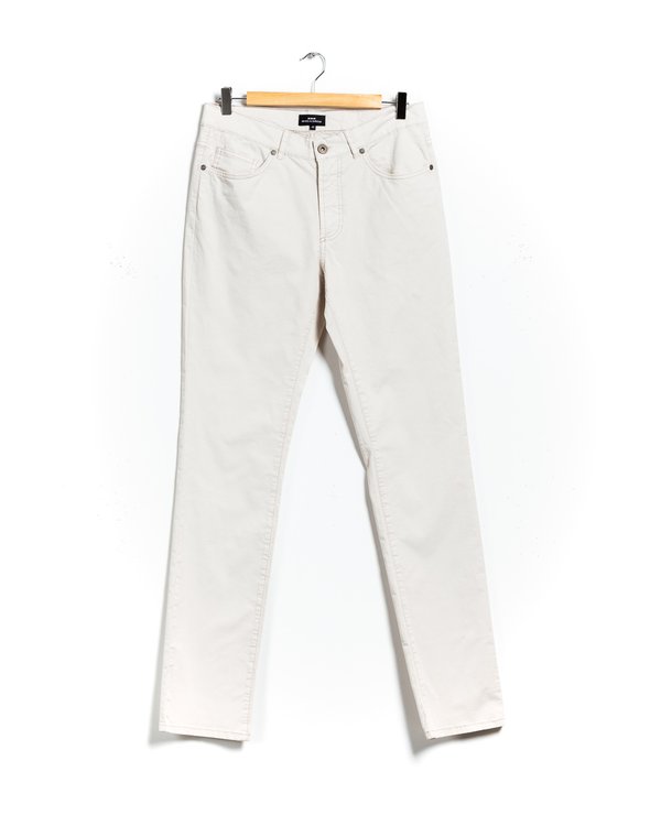 Pantalon 5 poches modern fit coton et élasthanne gris