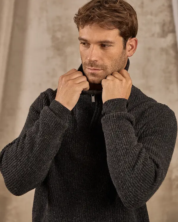 Pull camionneur Elwood gris