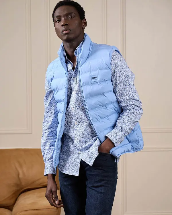 Doudoune sans manches Elmund bleu