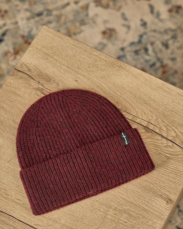 Bonnet maille rouge Bonnet maille rouge