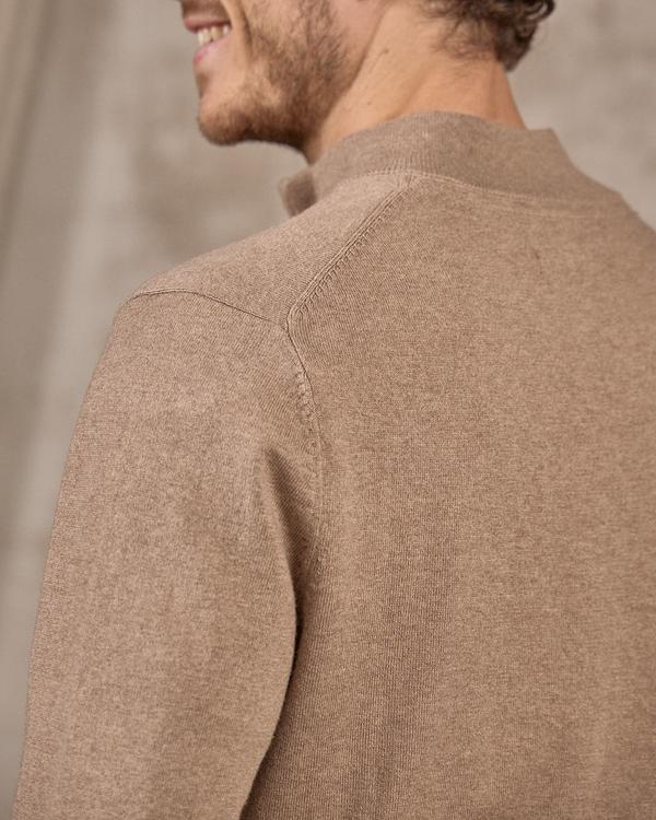 Pull col camionneur beige Pull col camionneur beige