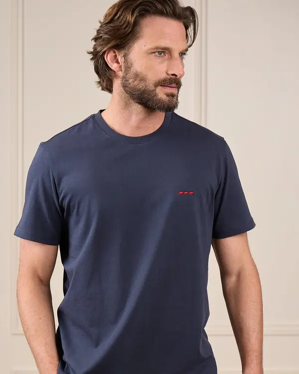 T-shirt Cédric bleu