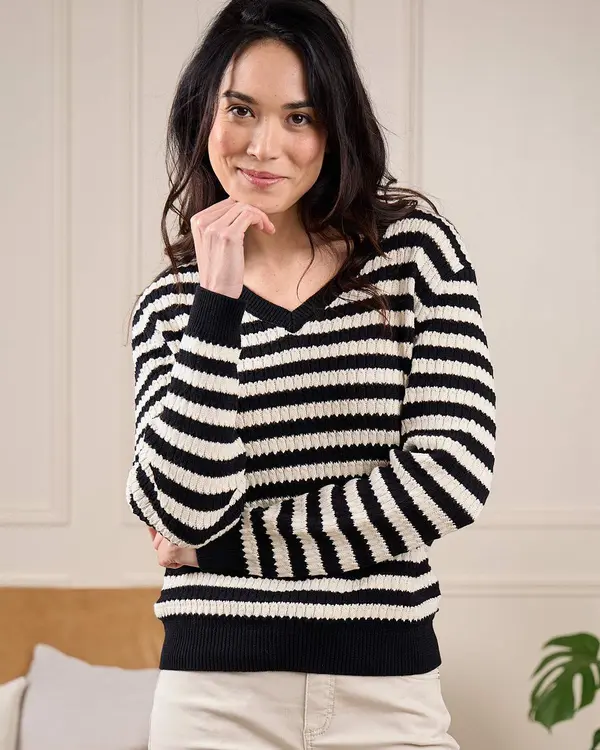 Pull ajouré Glenda noir