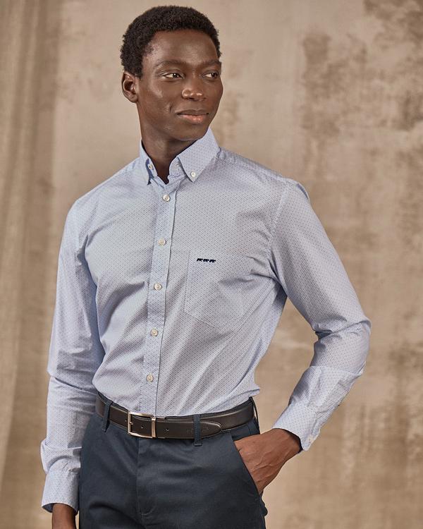 Chemise micro motifs blanc Chemise micro motifs blanc