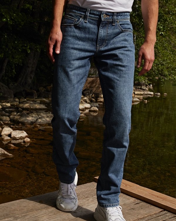 Jean modern fit coton Standard 100 by OEKO-TEX® bleu