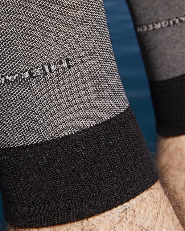 Chaussettes bicolores noir