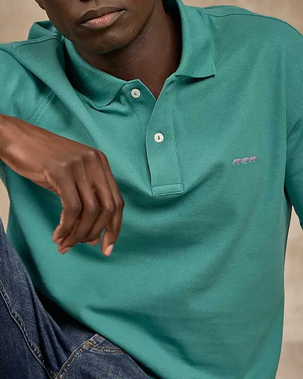 Polo Collin vert