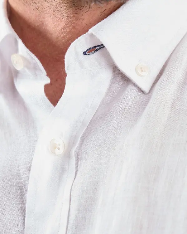 Chemise lin Gibson blanc