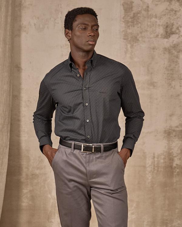Chemise micro motifs noir Chemise micro motifs noir