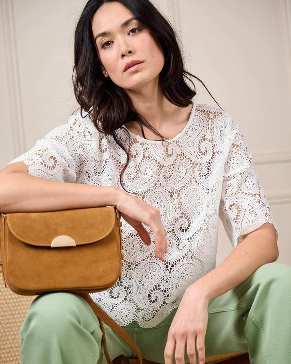 Top guipure Gianni blanc