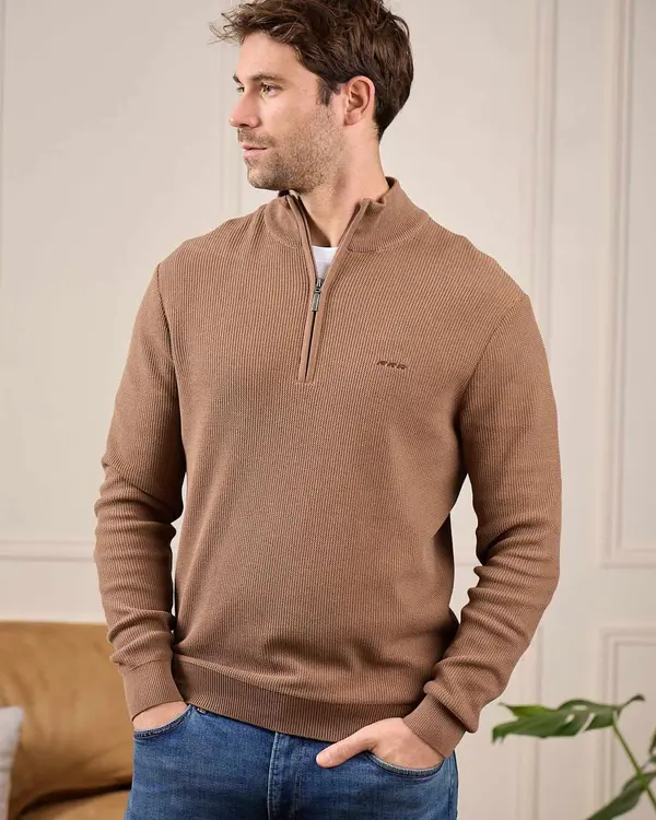 Pull camionneur Gabino beige