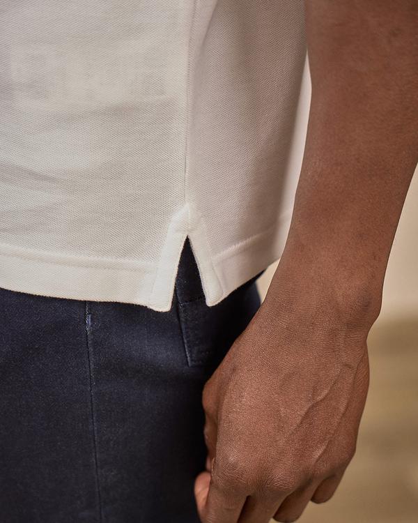 Polo Collin blanc