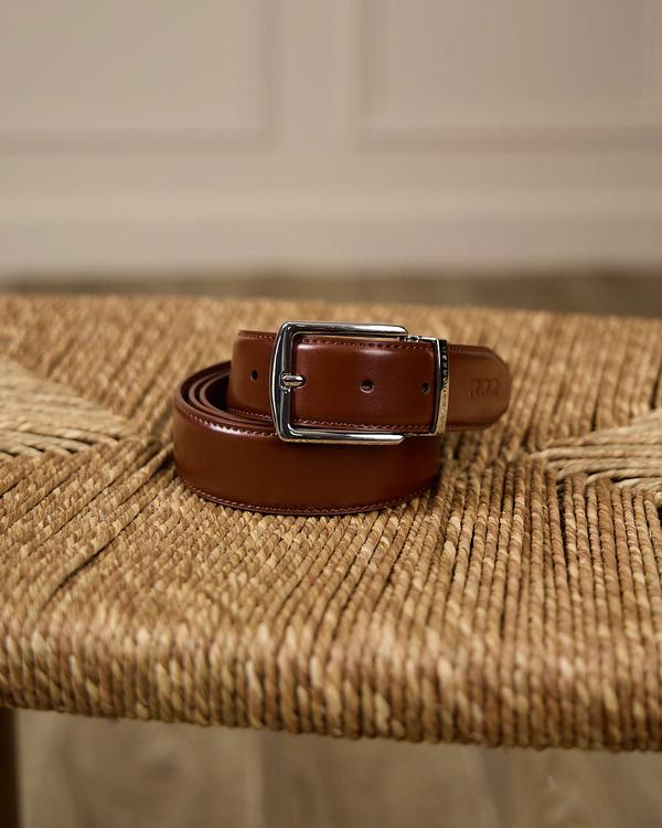 Ceinture cuir Gareld beige