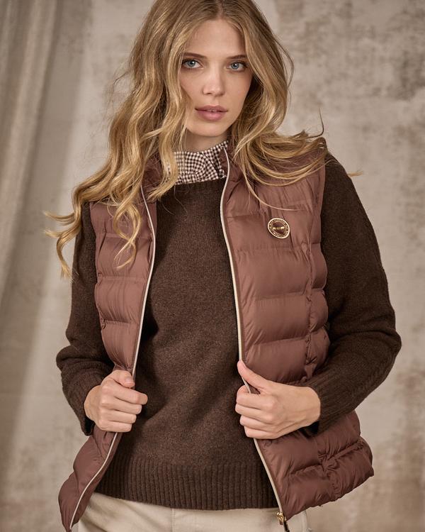 Doudoune sans manches beige Doudoune sans manches beige