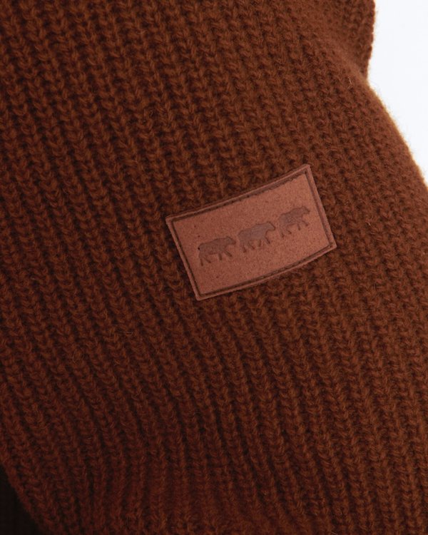 Pull col camionneur zippé uni en côte anglaise lambswool Pull col camionneur zippé uni en côte anglaise lambswool