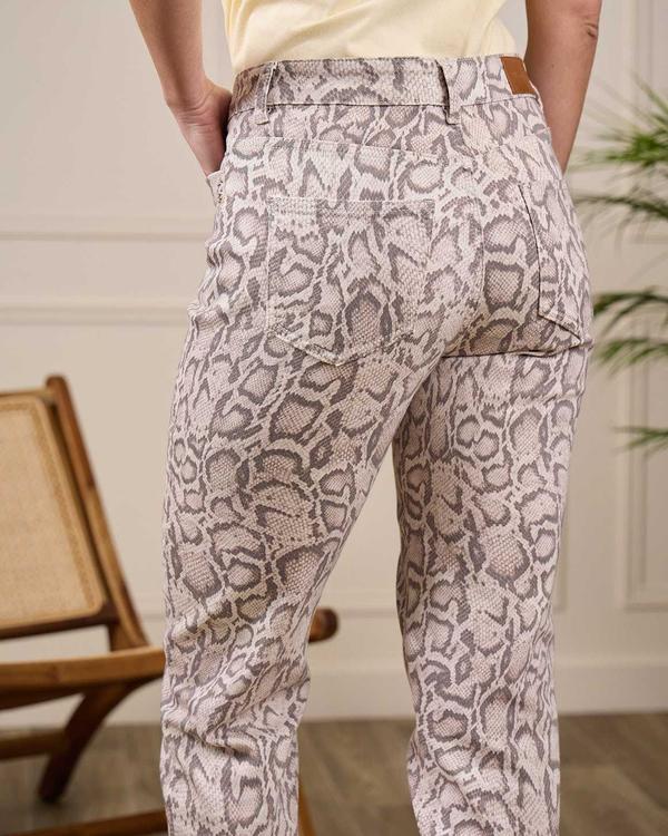 Jean python Gianny beige