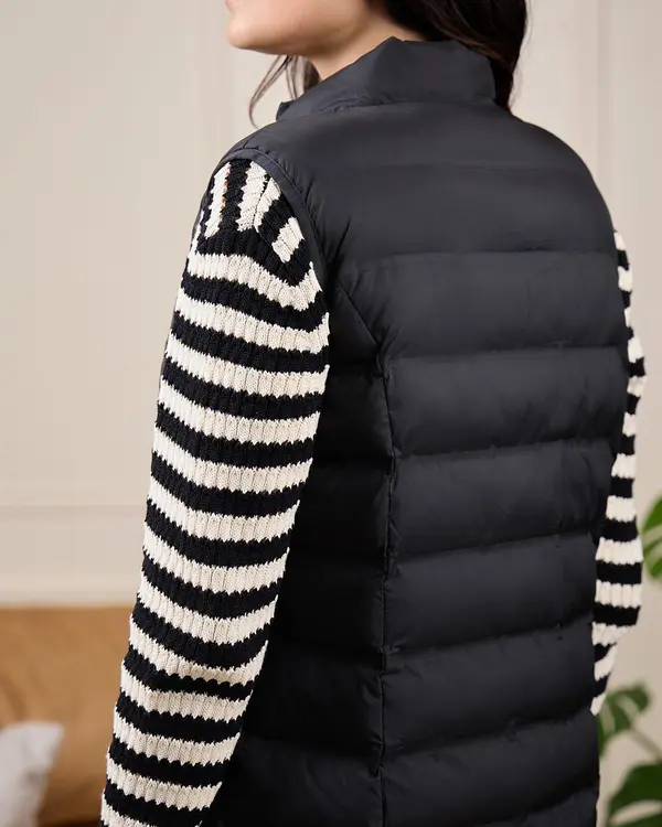 Doudoune sans manches noir