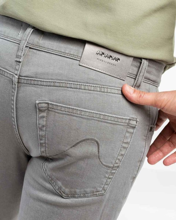 Jean modern fit coton Standard 100 by OEKO-TEX® gris