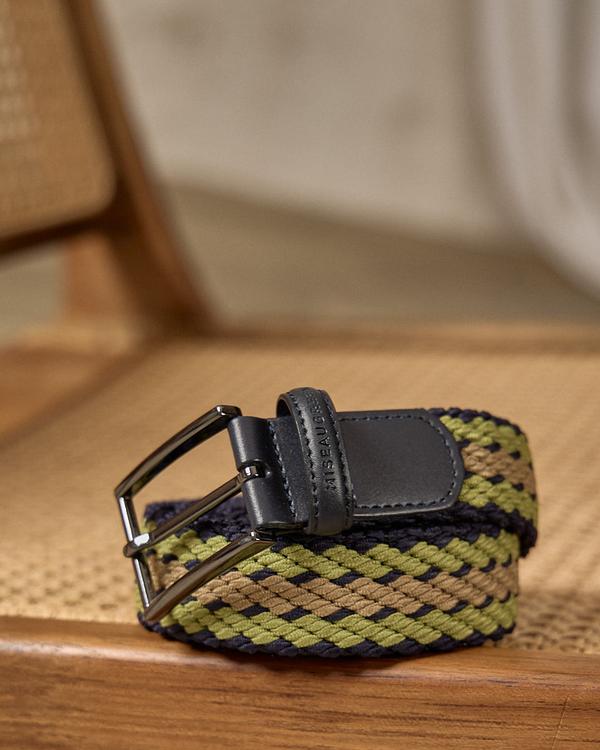 Ceinture tressée Dwayne vert Ceinture tressée Dwayne vert