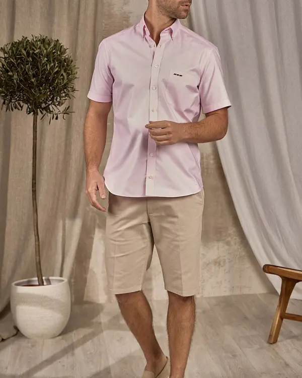 Chemise Denver rose
