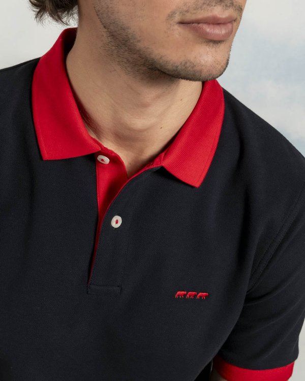Polo contrasté Polo contrasté