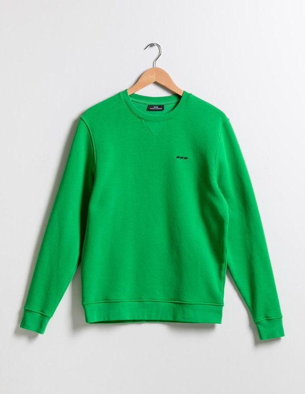 Sweat unisexe uni col rond Standard 100 by OEKO-TEX® vert