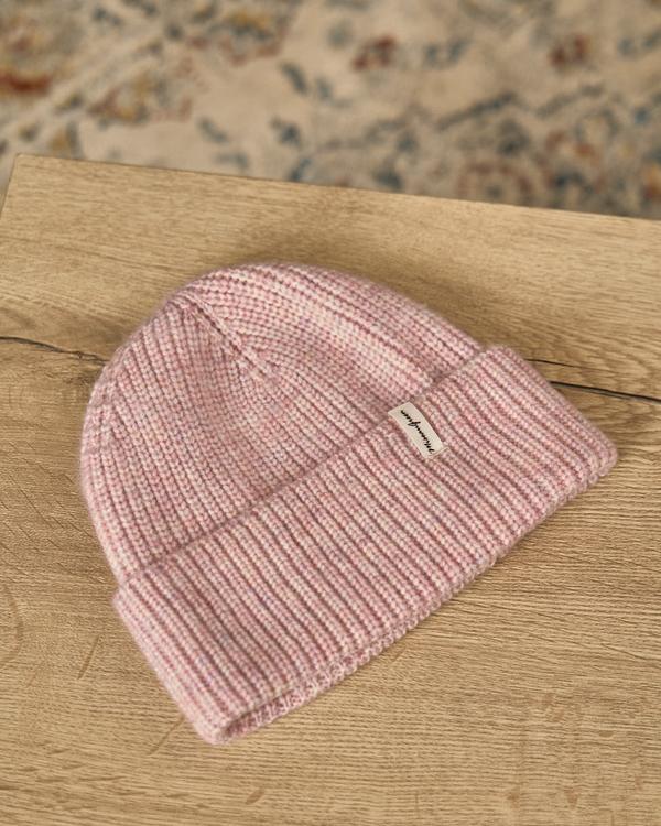 Bonnet maille rose Bonnet maille rose