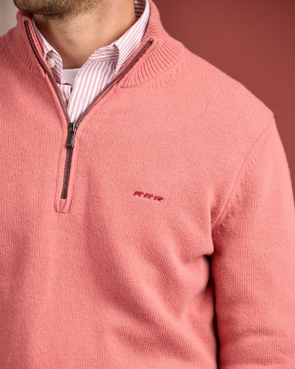 Pull col camionneur rose Pull col camionneur rose