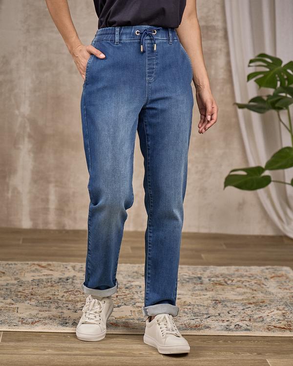 Jean coupe loose bleu
