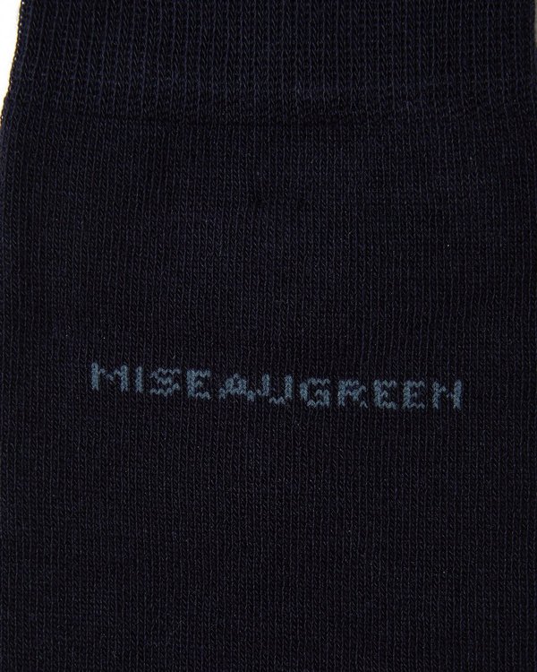 Chaussettes classiques unies bleu