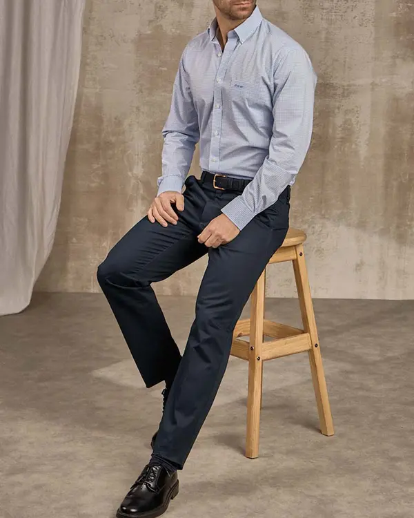 Chemise à carreaux vichy