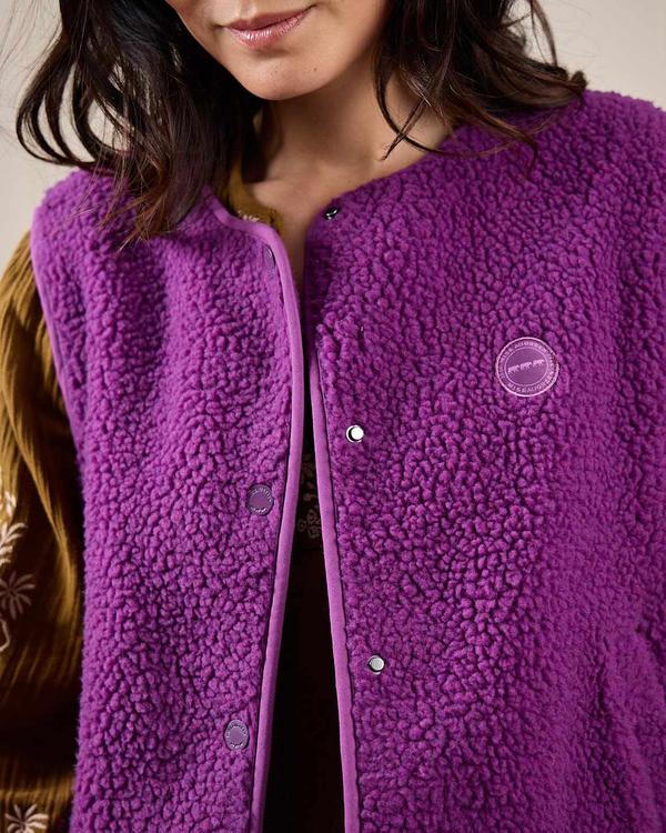 Veste sans manches Gwenda violet