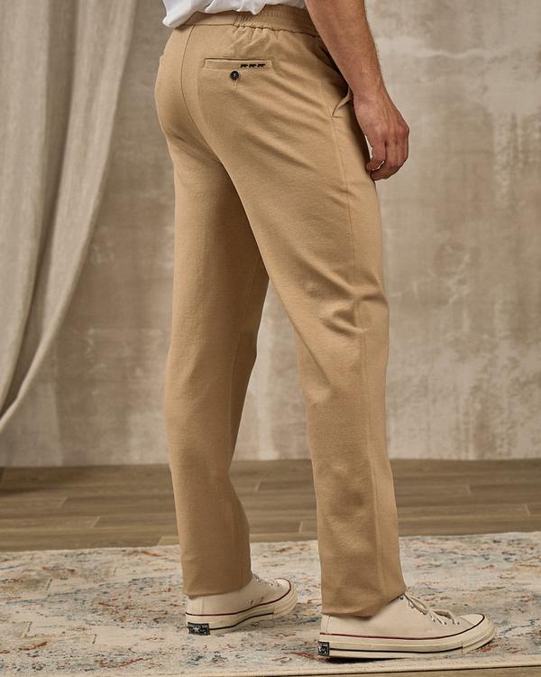 Pantalon jogging beige