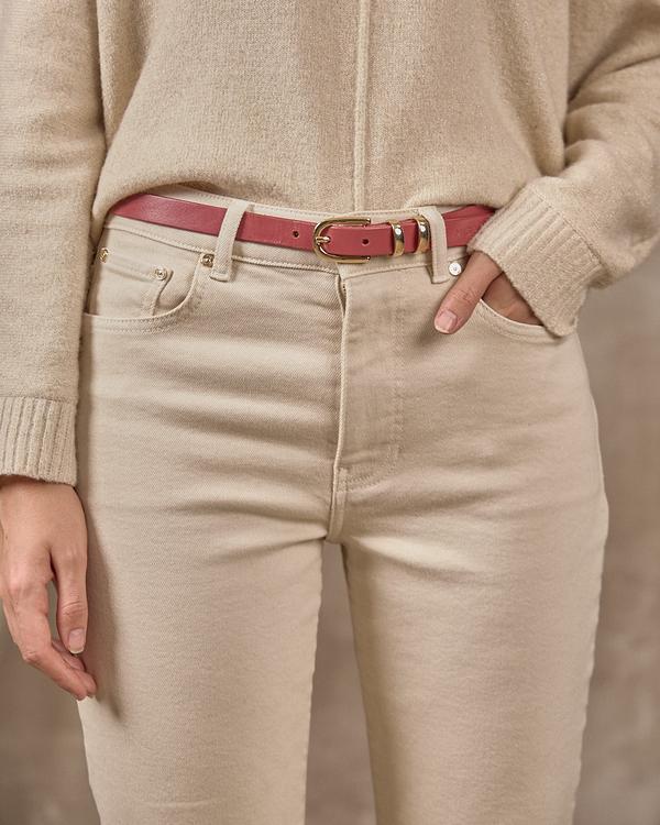 Ceinture fine rose