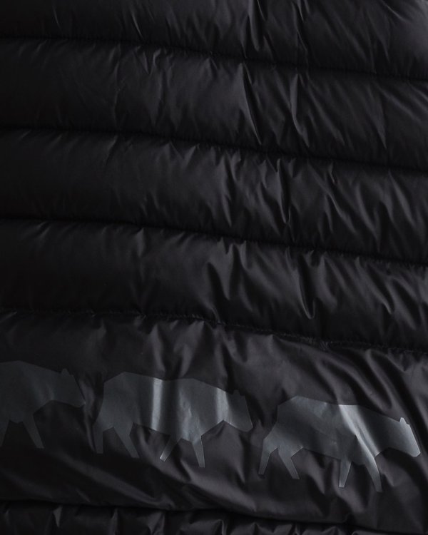 Doudoune matelassée déperlante unie noir Doudoune matelassée déperlante unie noir