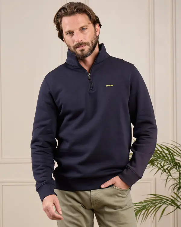 Sweat camionneur Ellian bleu