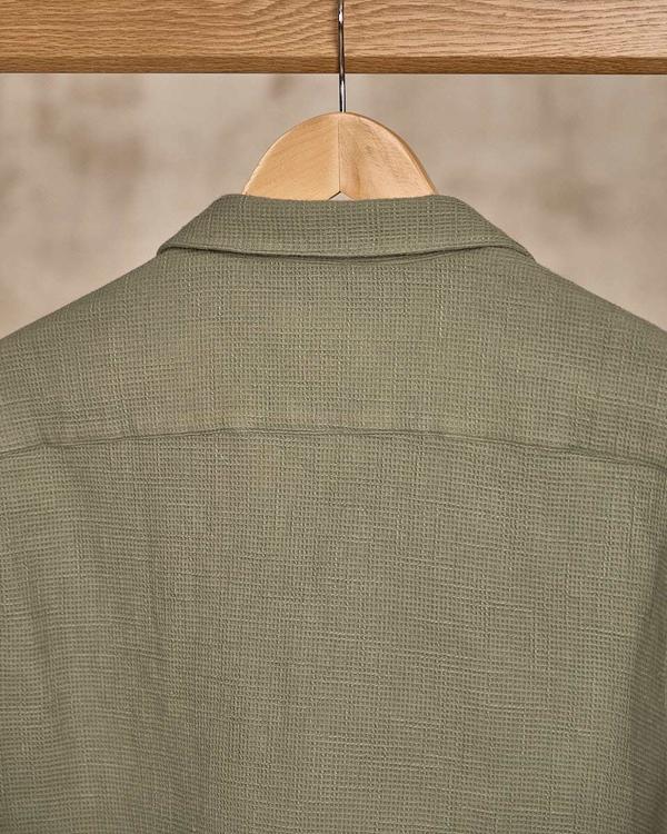 Chemise col bowling vert Chemise col bowling vert