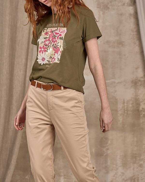 T-shirt Dahlia vert