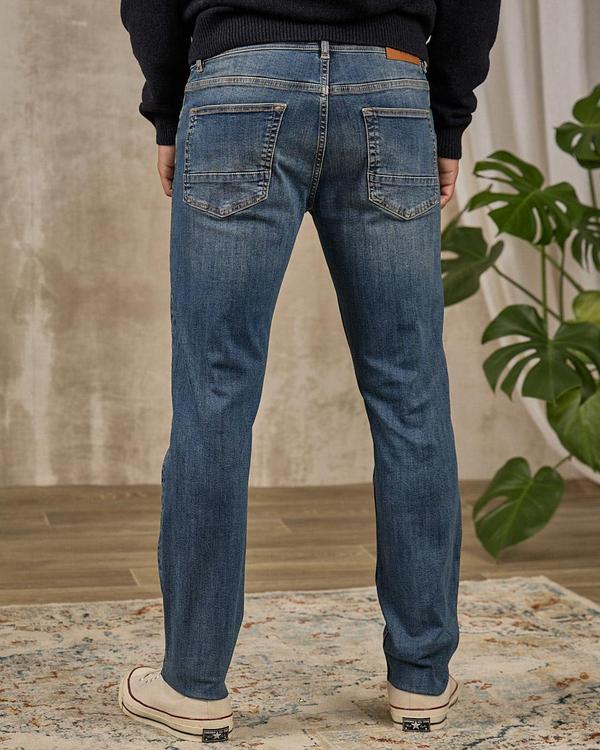 Jean coupe ajustée bleu