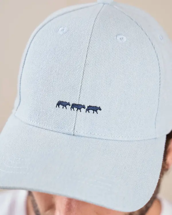 Casquette denim Gaetan bleu