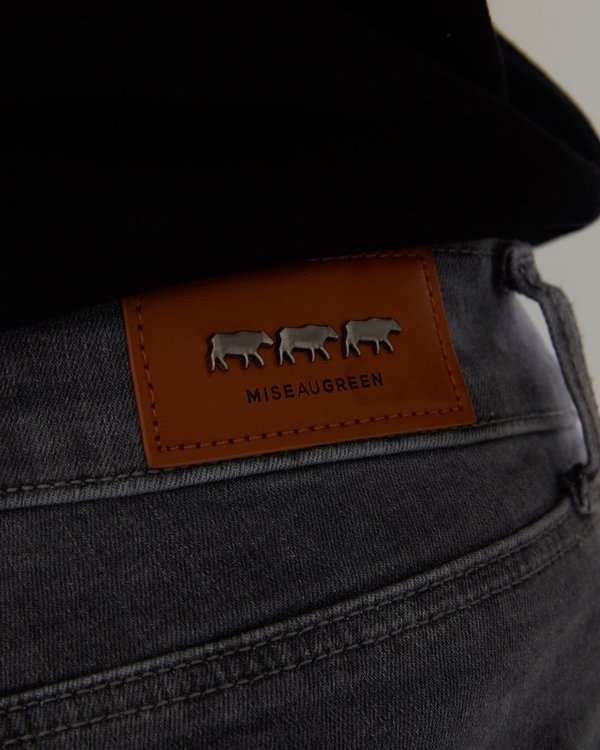 Jean slim fit Lucie en coton gris Jean slim fit Lucie en coton gris