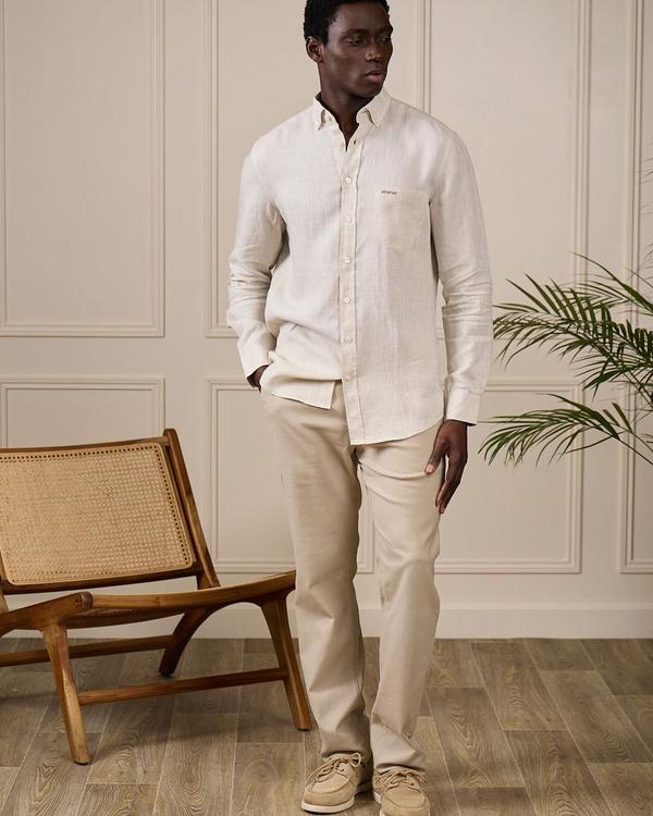 Chemise lin Gibson beige