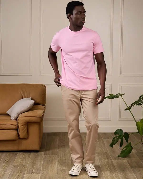 T-shirt Cédric rose