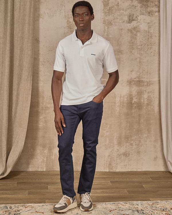 Polo Collin blanc