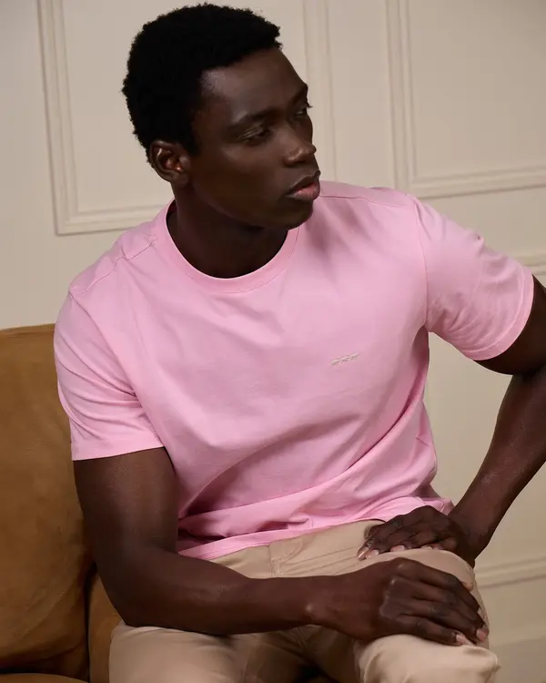 T-shirt Cédric rose