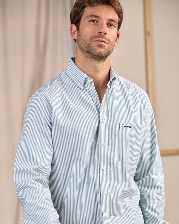Chemise rayée vert Chemise rayée vert