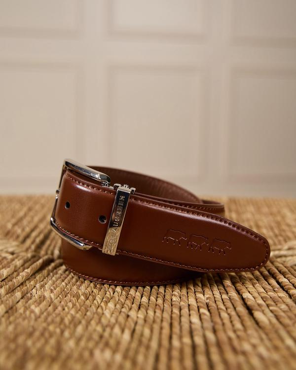 Ceinture cuir Gareld beige
