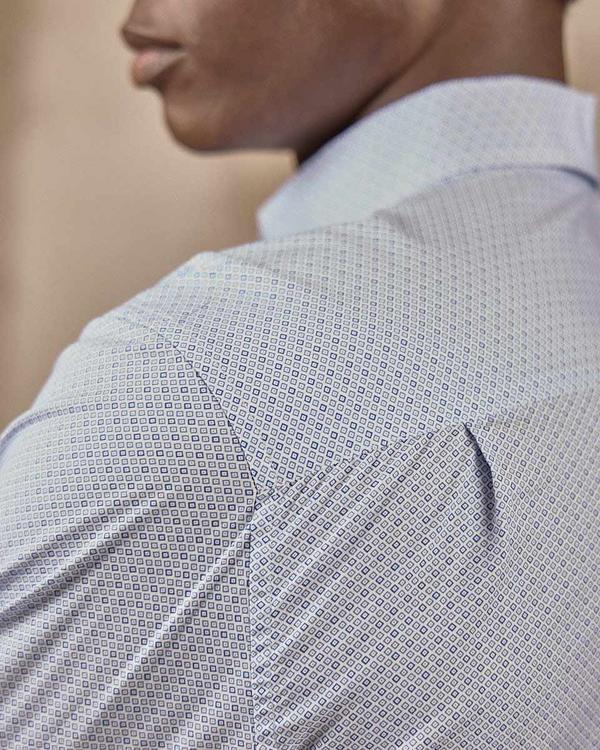 Chemise micro motifs blanc Chemise micro motifs blanc