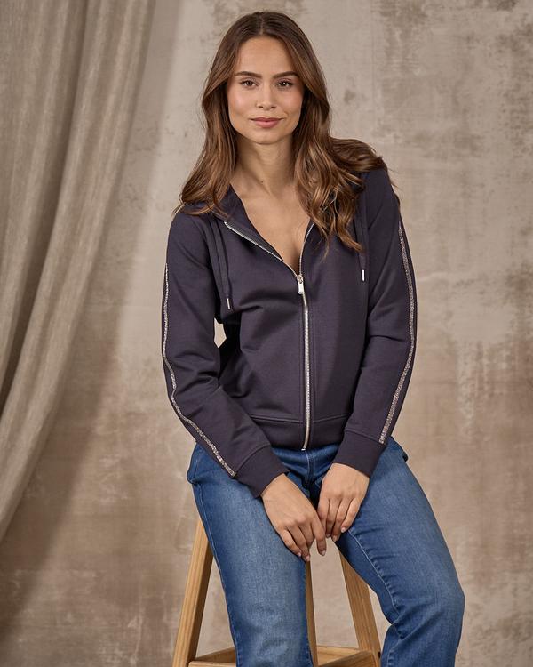 Sweat zippé bleu Sweat zippé bleu